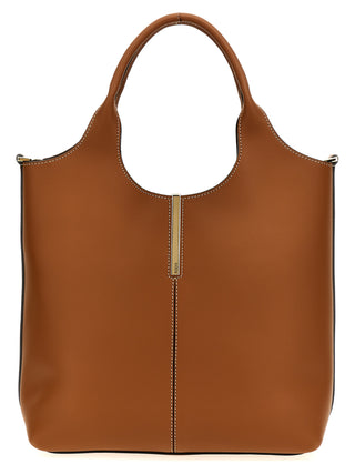 Brown Calfskin Tote Bag