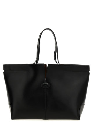 Black Calfskin Tote Bag