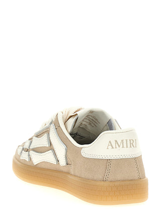 Beige Cowhide Sneakers