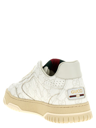 White Polyethylene Sneakers