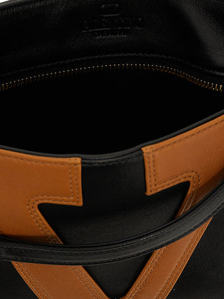 Multicolor Lamb Leather Tote Bag