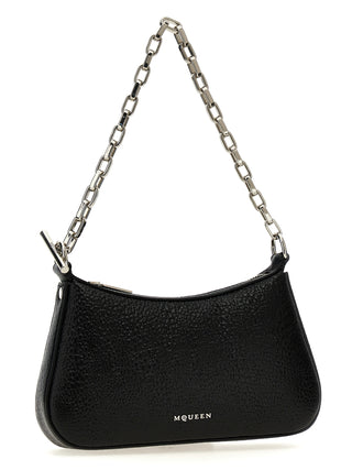 Bolso de piel de cordero negro
