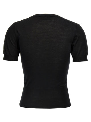 Black Wool T-Shirt