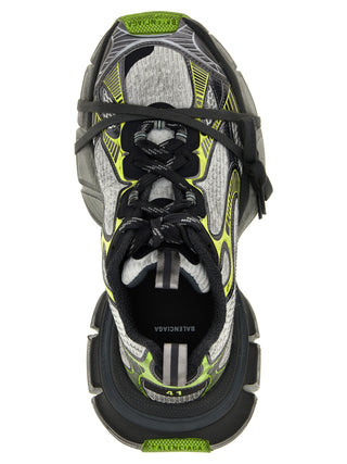 Gray Polyethylene Athletic Sneakers
