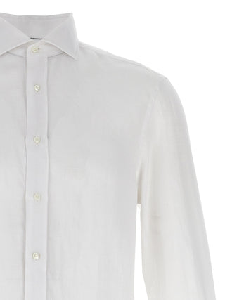 White Linen Blouse