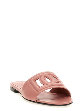Sandalias multicolor de piel de becerro