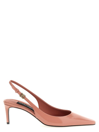 Multicolor Calfskin Mid Heel Pumps