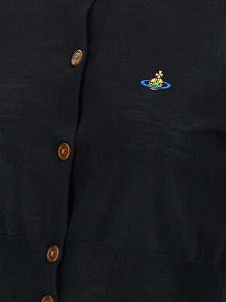 Black Wool Cardigan