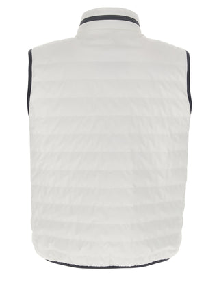 White Polyamide Sleeveless Jacket