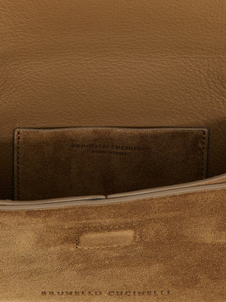 Brown Calfskin Clutch Bag