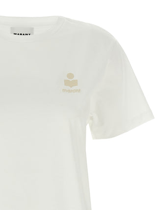 Camiseta de algodón blanca