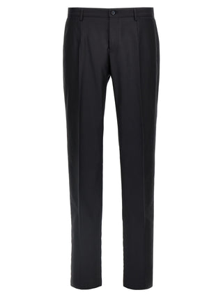 Blue Virgin Wool Two-Piece Suit