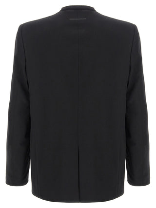 Black Polyester Blazer