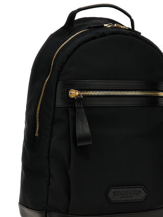 Black Polyester Backpack