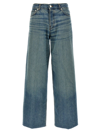 Blue Cotton Jeans Denim