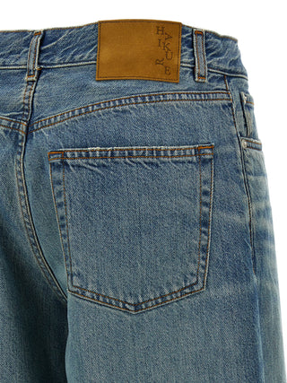 Blue Cotton Jeans Denim