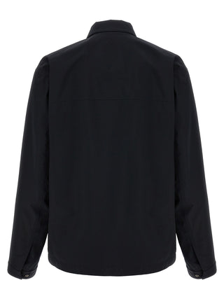 Black Polyester Shell Jacket