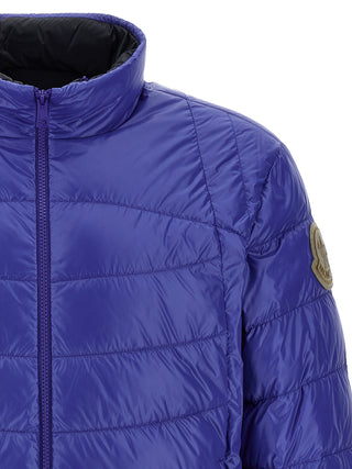 Blue Polyamide Full-Length Jacket