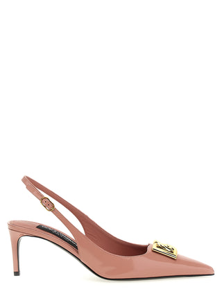 Multicolor Calfskin Mid Heel Pumps