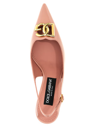 Multicolor Calfskin Mid Heel Pumps