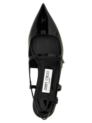 Black Calfskin Ballet Flats