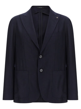 Blue Silk Blazer