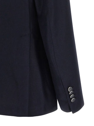 Blue Silk Blazer