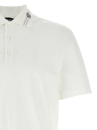 White Cotton Polo Shirt