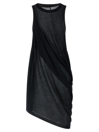 Vestido casual de algodón negro