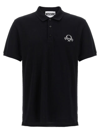 Black Cotton Polo Shirt