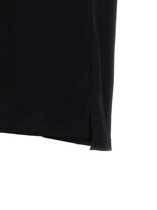 Black Cotton Polo Shirt