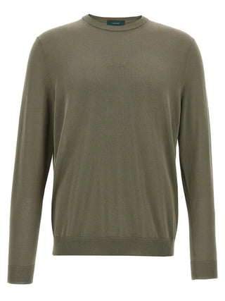 Bicolor Cotton Cardigan