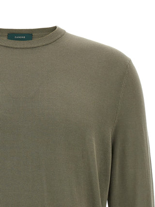 Bicolor Cotton Cardigan