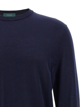 Blue Cotton Cardigan