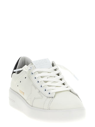 Black Cowhide Low Top Sneakers