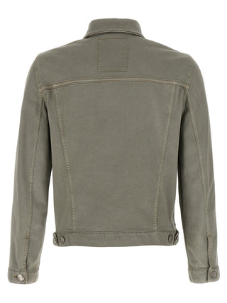 Chaqueta vaquera gris de algodón
