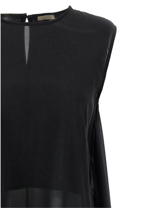 Black Silk Tank Tops