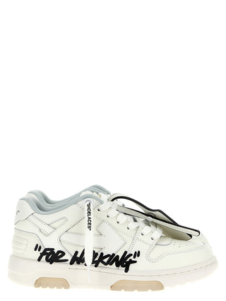 Bicolor Bovine Leather Low Top Sneakers