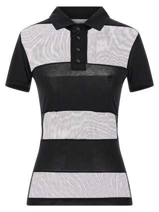 Polo de algodón negro