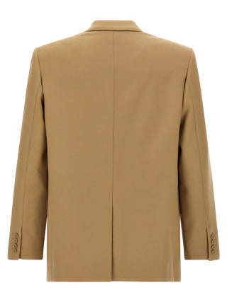 Beige Wool Blazer