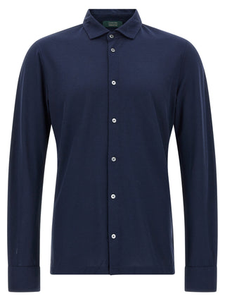 Blue Cotton Blouse