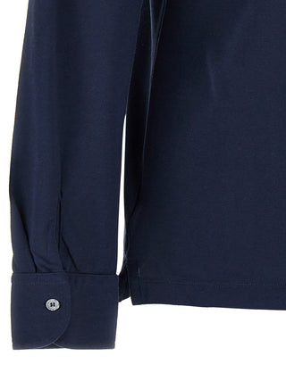 Blue Cotton Blouse
