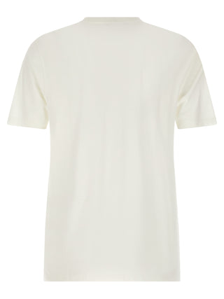 Camiseta de algodón blanca