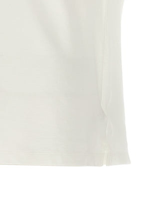 Camiseta de algodón blanca