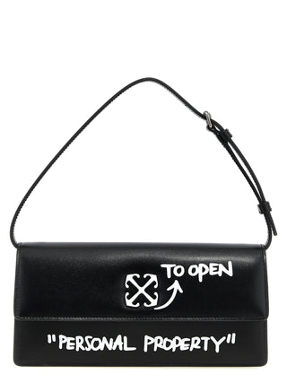 Bicolor Calfskin Shoulder Bag