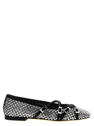 Black Polyamide Ballet Flats