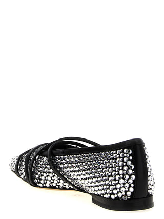 Black Polyamide Ballet Flats