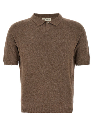 Brown Cotton Polo Shirt