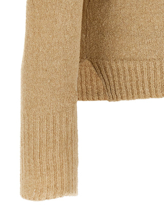 Beige Cotton Polo Shirt