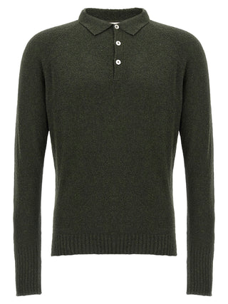 Bicolor Cotton Polo Shirt
